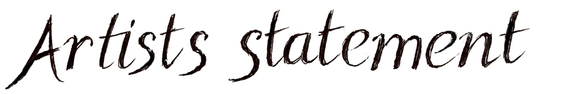 Artist's Statement